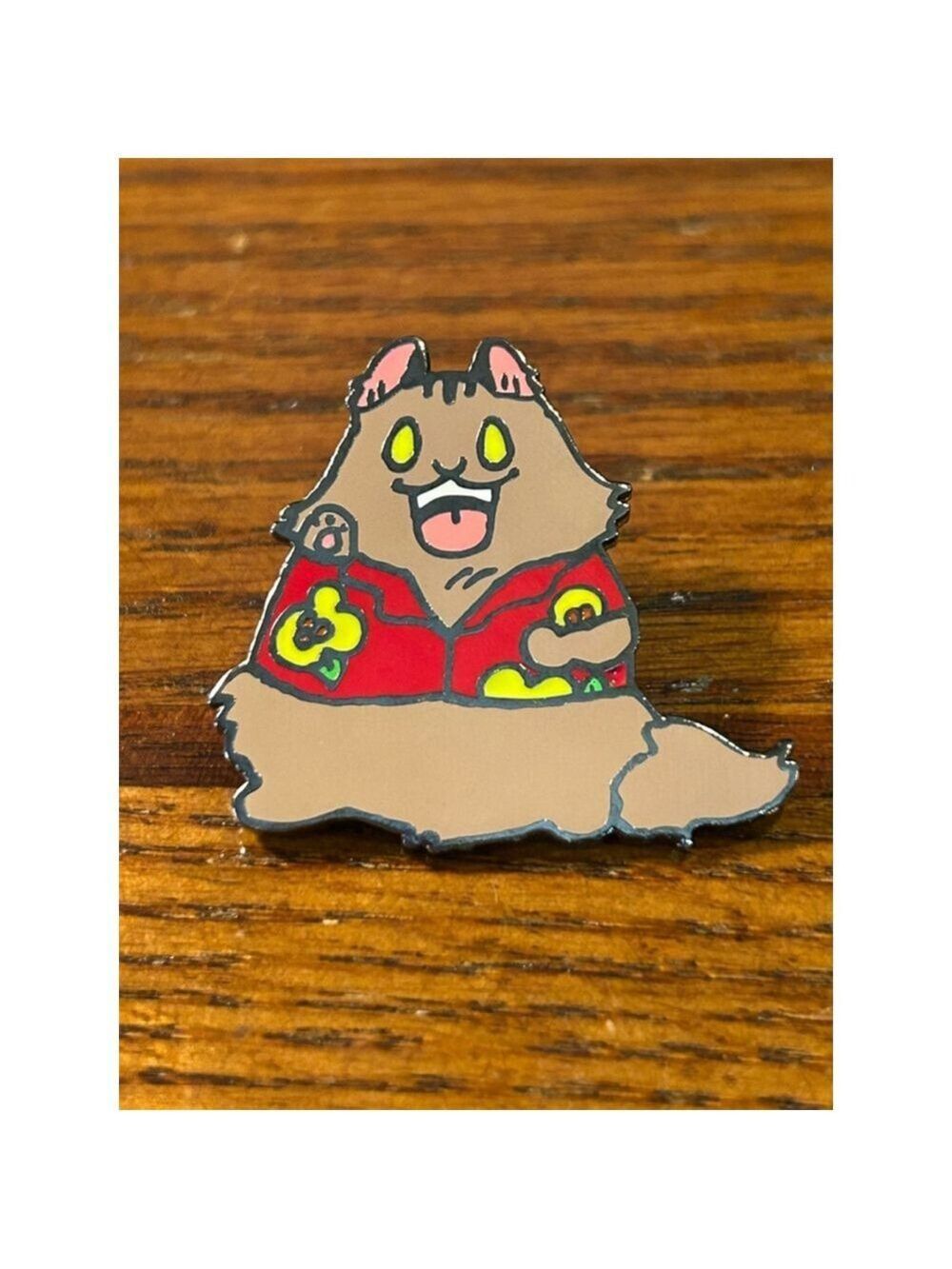 Unisex Breaking Cats
Tommy work clothes Pin Brown and Red